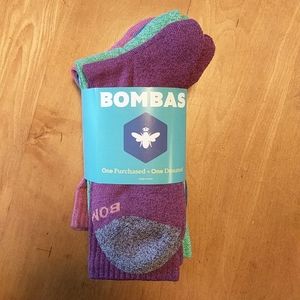 Bombas Women's Marl Calf Sock 4-pack Medium